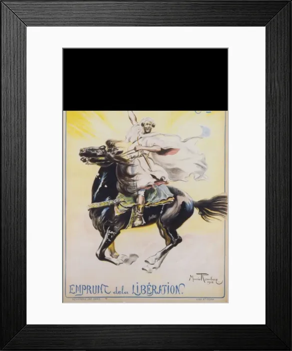 Framed Print : Compagnie Algerienne. Souscrivez. Emprunt de la Liberation Framed Print : Compagnie Algerienne. Souscrivez. Emprunt de la Liberation