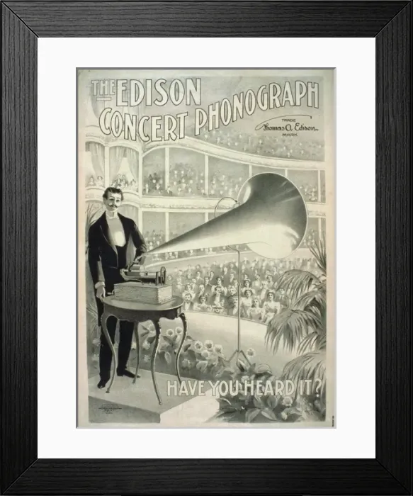 Framed Print : The Edison concert phonograph Have you heard it? Framed Print : The Edison concert phonograph Have you heard it?