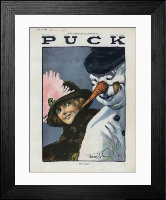Framed Print : The flirt Framed Print : The flirt