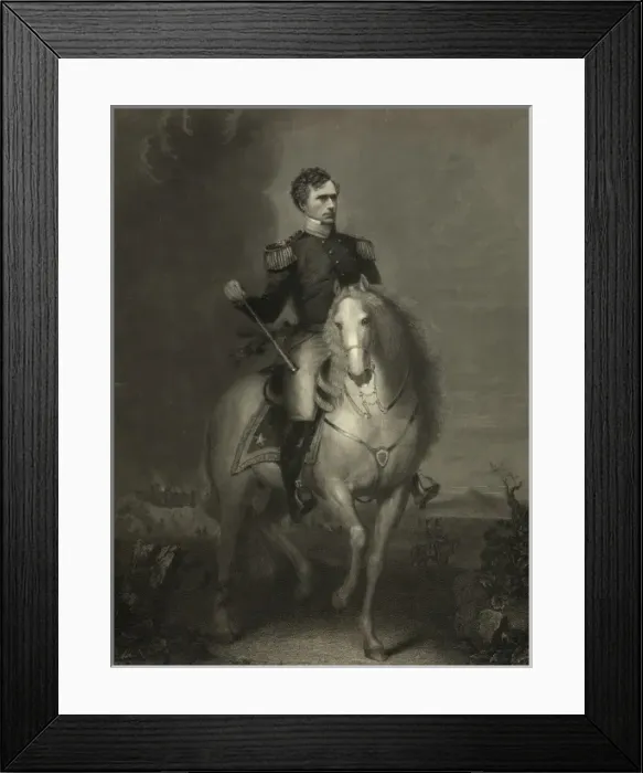 Framed Print : Gen. Franklin Pierce Framed Print : Gen. Franklin Pierce