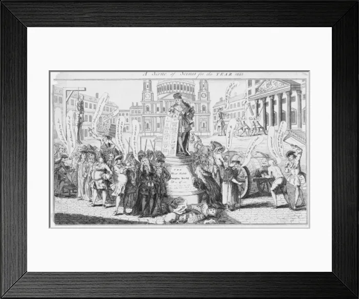 Framed Print : A scene of scenes for the year 1853 Framed Print : A scene of scenes for the year 1853