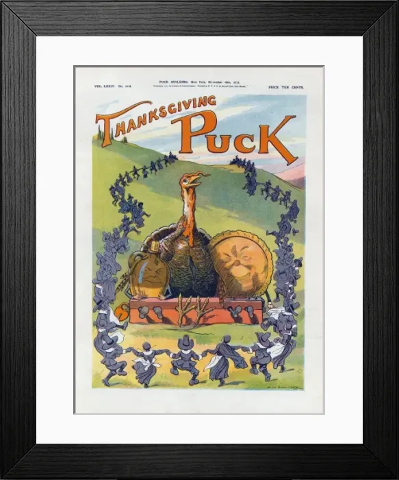 Framed Print : Thanksgiving Puck Framed Print : Thanksgiving Puck
