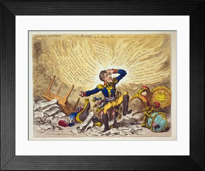 Framed Print : Maniac-raving s-or-Little Boney in a strong fit Framed Print : Maniac-raving s-or-Little Boney in a strong fit