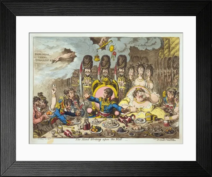 Framed Print : The hand-writing upon the wall Framed Print : The hand-writing upon the wall