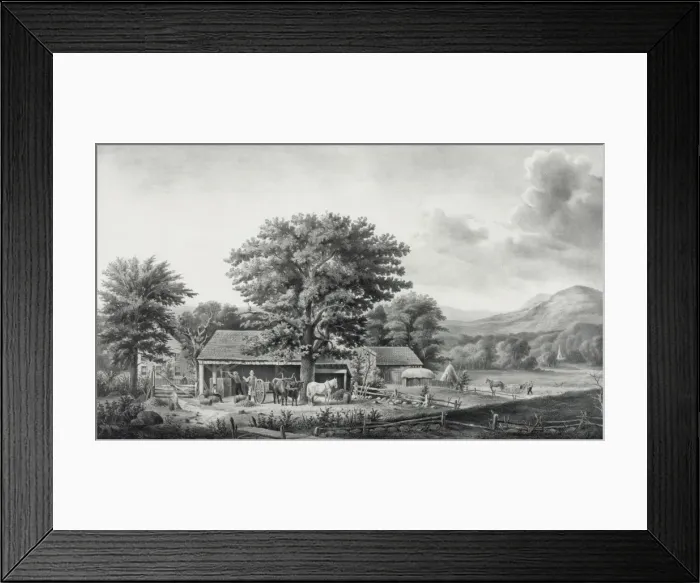 Framed Print : Autumn in New England: cider making Framed Print : Autumn in New England: cider making