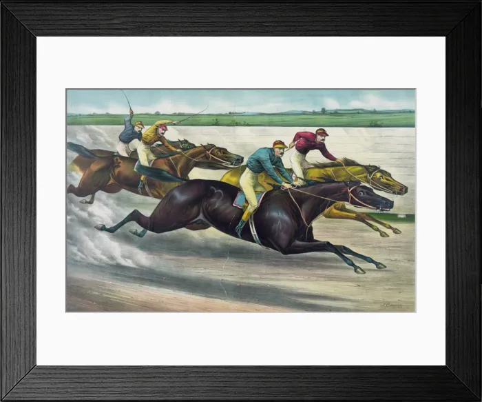 Framed Print : A desperate finish Framed Print : A desperate finish