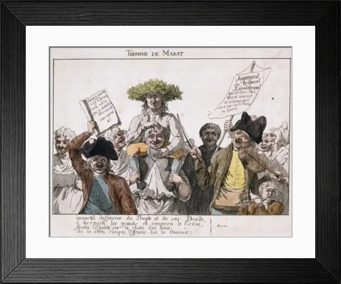 Framed Print : Triomphe de Marat Framed Print : Triomphe de Marat