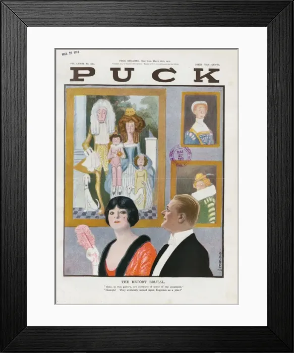 Framed Print : The retort brutal Framed Print : The retort brutal