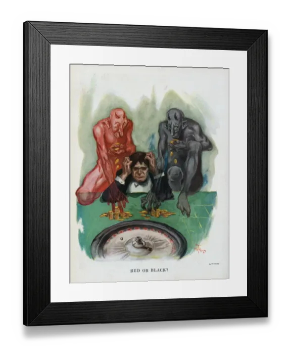 Framed Print : Red or black? Framed Print : Red or black?