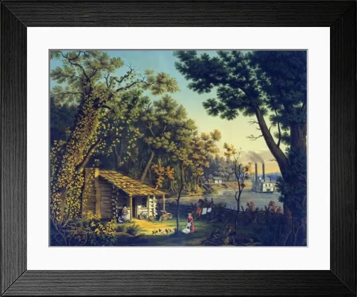 Framed Print : Settlers first blockhouse Framed Print : Settlers first blockhouse
