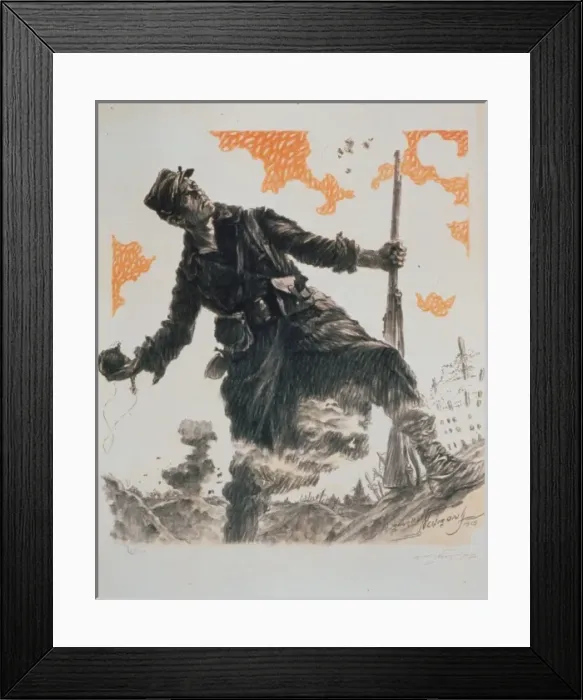 Framed Print : Journee du Poilu. 25 et 26 decembre 1915. Organisee par le Framed Print : Journee du Poilu. 25 et 26 decembre 1915. Organisee par le