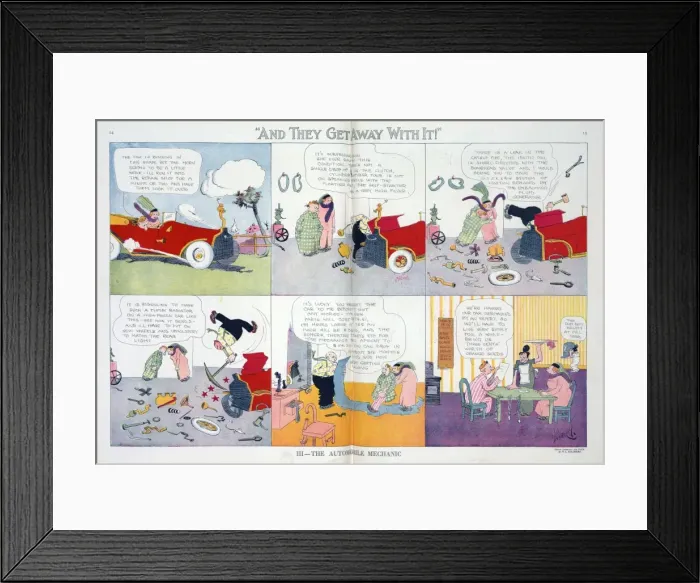 Framed Print : III - The automobile mechanic. And they get away with it Framed Print : III - The automobile mechanic. And they get away with it