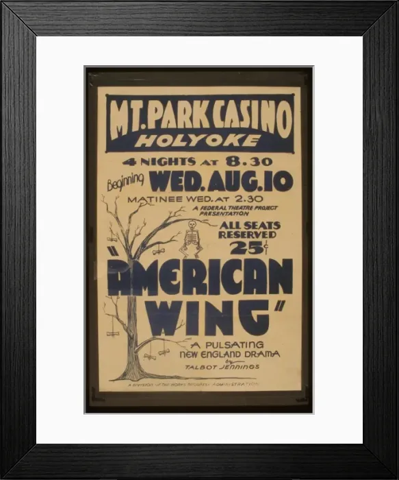 Framed Print : A Federal Theatre Project presentation American wing a pulsa Framed Print : A Federal Theatre Project presentation American wing a pulsa