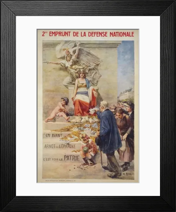 Framed Print : 2me Emprunt de la Defense Nationale Framed Print : 2me Emprunt de la Defense Nationale