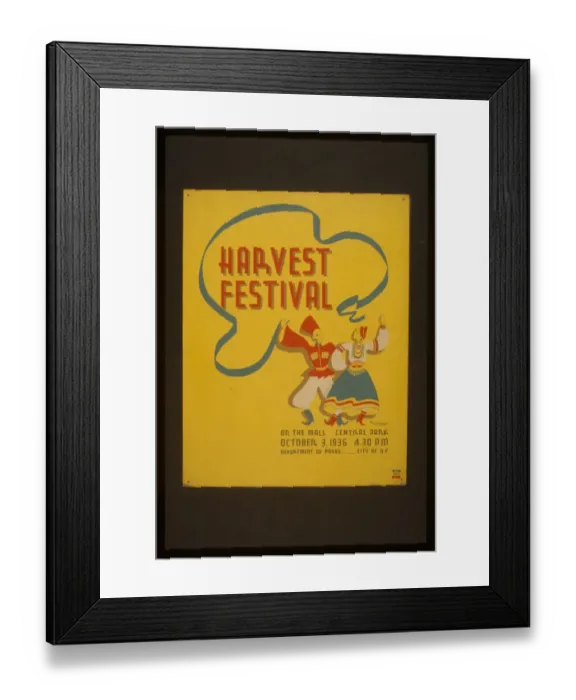 Framed Print : Harvest festival on the mall, Central Park Framed Print : Harvest festival on the mall, Central Park