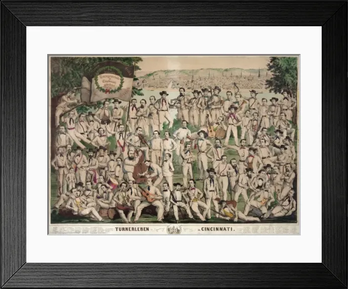 Framed Print : Turner leben in Cincinnati Framed Print : Turner leben in Cincinnati