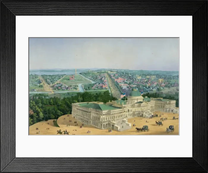 Framed Print : View of Washington Framed Print : View of Washington