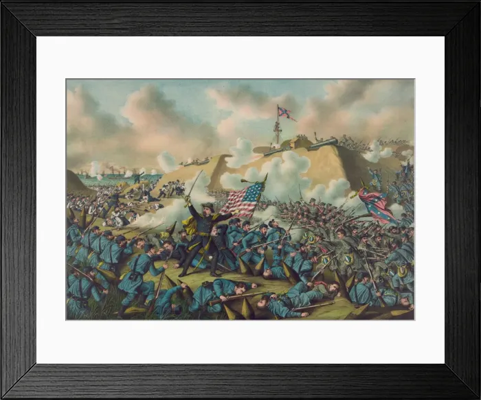 Framed Print : Capture of Fort Fisher Framed Print : Capture of Fort Fisher