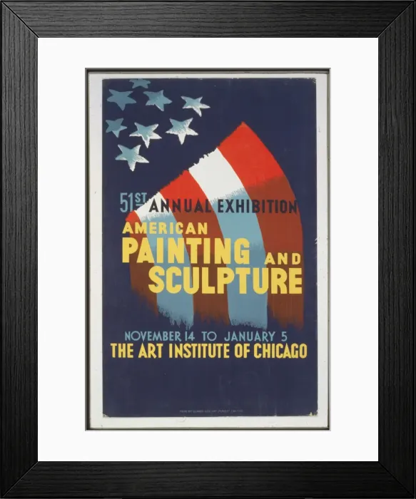 Framed Print : 51st annual exhibition - American painting and sculpture Framed Print : 51st annual exhibition - American painting and sculpture