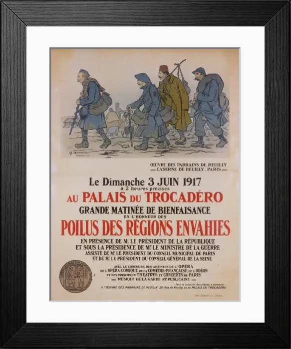 Framed Print : Au Palais du Trocadero. Grande matinee de bienfaisance en l Framed Print : Au Palais du Trocadero. Grande matinee de bienfaisance en l