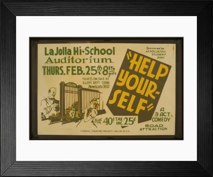 Framed Print : Help your-self A 3 act comedy Help your-self A 3 act comedy Framed Print : Help your-self A 3 act comedy Help your-self A 3 act comedy
