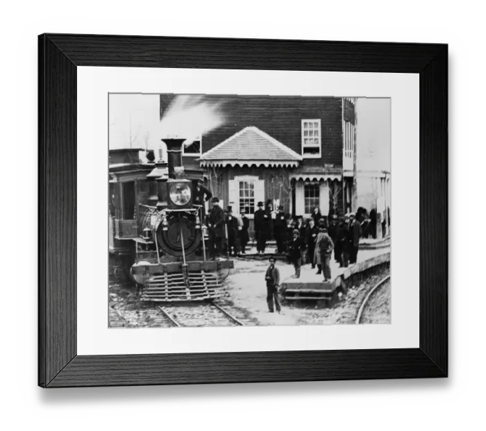 Framed Print : Hanover Junction, Pennsylvania - 1863 - Hanover Junction Rai Framed Print : Hanover Junction, Pennsylvania - 1863 - Hanover Junction Rai