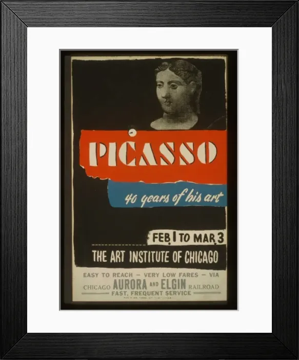 Framed Print : Picasso - 40 years of his art Framed Print : Picasso - 40 years of his art