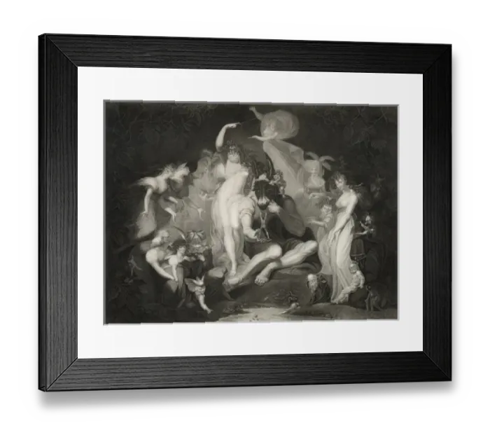 Framed Print : Shakspeare - Midsummer Nights Dream Act IV Scene I, William Framed Print : Shakspeare - Midsummer Nights Dream Act IV Scene I, William