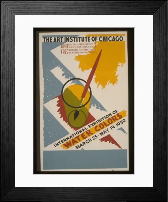 Framed Print : International exhibition of water colors The Art Institute o Framed Print : International exhibition of water colors The Art Institute o