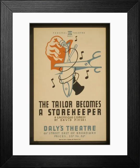 Framed Print : The tailor becomes a storekeeper A grotesque comedy by David Framed Print : The tailor becomes a storekeeper A grotesque comedy by David