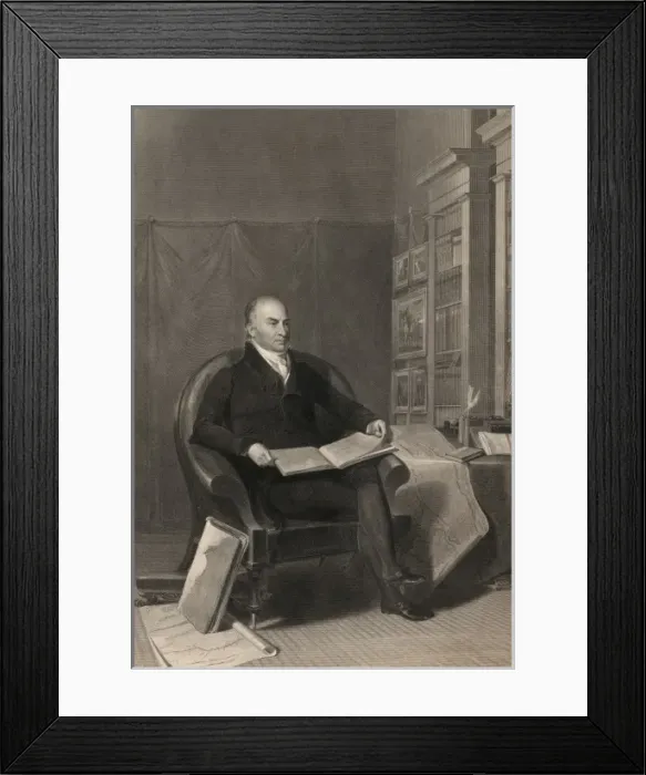 Framed Print : John Quincy Adams, President of the United States Framed Print : John Quincy Adams, President of the United States