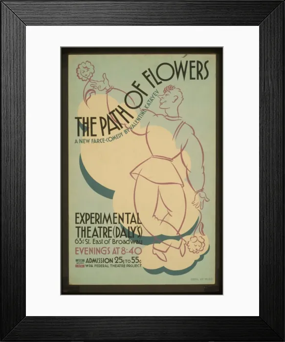 Framed Print : The path of flowers A new farce-comedy by Valentine Katayev Framed Print : The path of flowers A new farce-comedy by Valentine Katayev