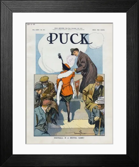 Framed Print : Football is a brutal game Framed Print : Football is a brutal game
