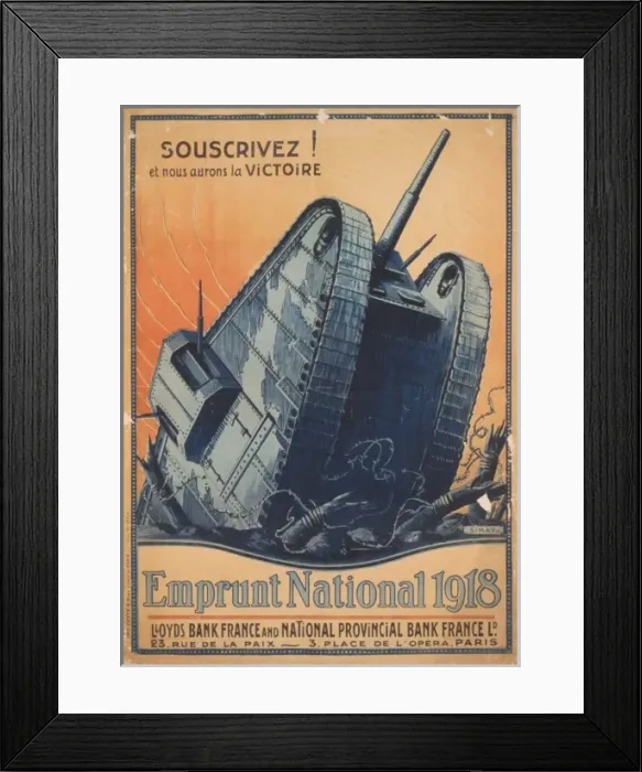 Framed Print : Souscrivez! et nous aurons la victoire. Emprunt National 191 Framed Print : Souscrivez! et nous aurons la victoire. Emprunt National 191