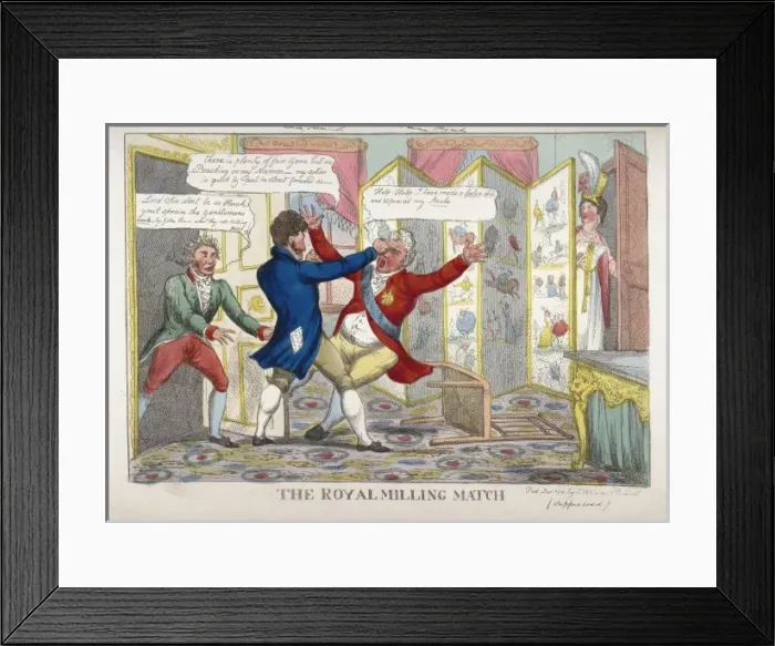 Framed Print : The royal milling match Framed Print : The royal milling match