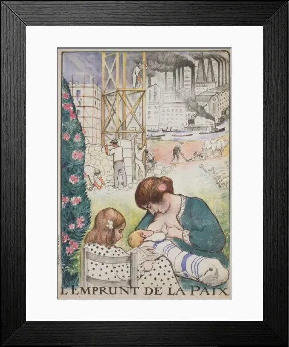 Framed Print : L Emprunt de la Paix Framed Print : L Emprunt de la Paix