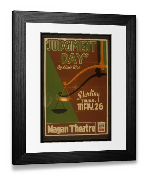 Framed Print : Judgement day by Elmer Rice Judgement day by Elmer Rice Framed Print : Judgement day by Elmer Rice Judgement day by Elmer Rice