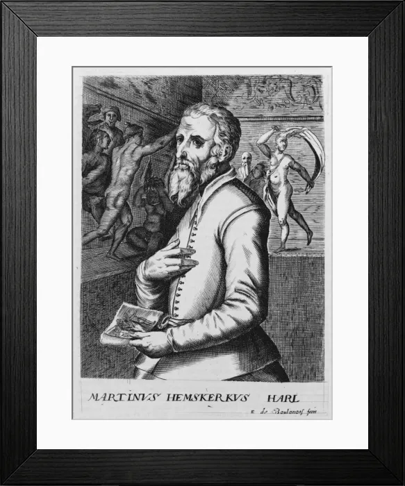 Framed Print : Martinus Hemskerkus Harl Framed Print : Martinus Hemskerkus Harl