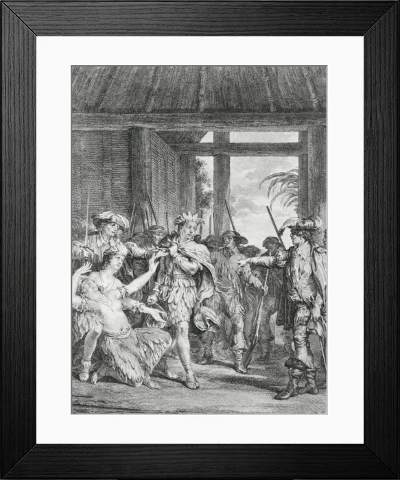 Framed Print : The seizure of Atahualpa at Cajamarca Framed Print : The seizure of Atahualpa at Cajamarca