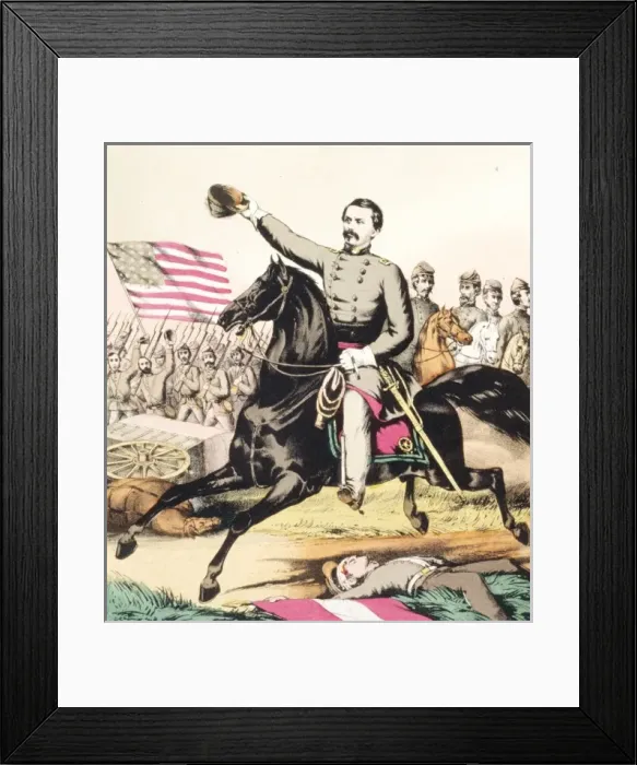 Framed Print : Major Genl. McClellan Framed Print : Major Genl. McClellan
