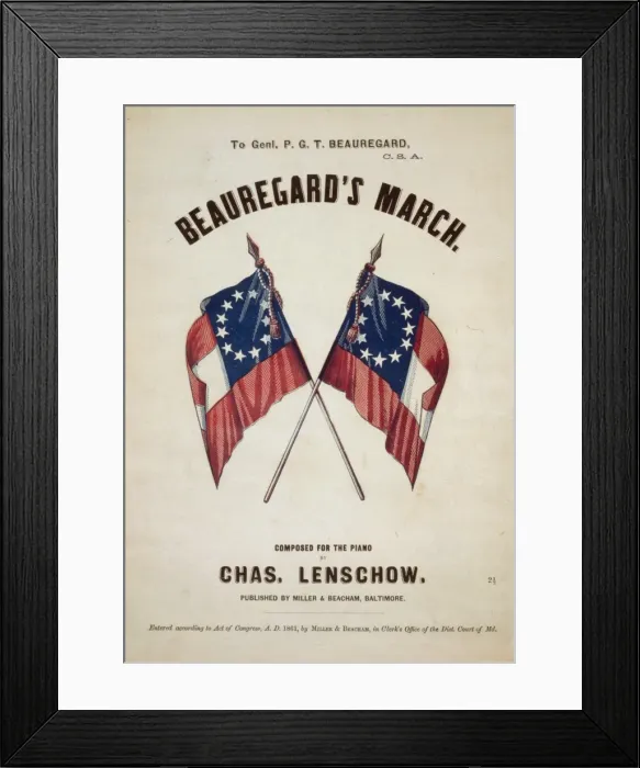 Framed Print : Beauregards march Framed Print : Beauregards march