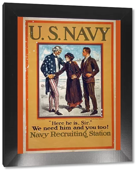 US Navy - Here he is, sir - We need him and you too! Navy Re