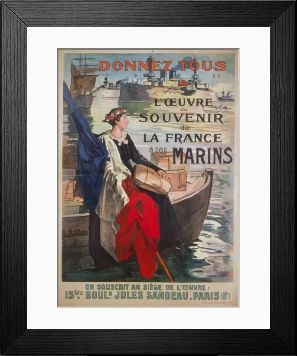 Framed Print : Donnez tous e l Oeuvre du Souvenir de la France e ses marins Framed Print : Donnez tous e l Oeuvre du Souvenir de la France e ses marins