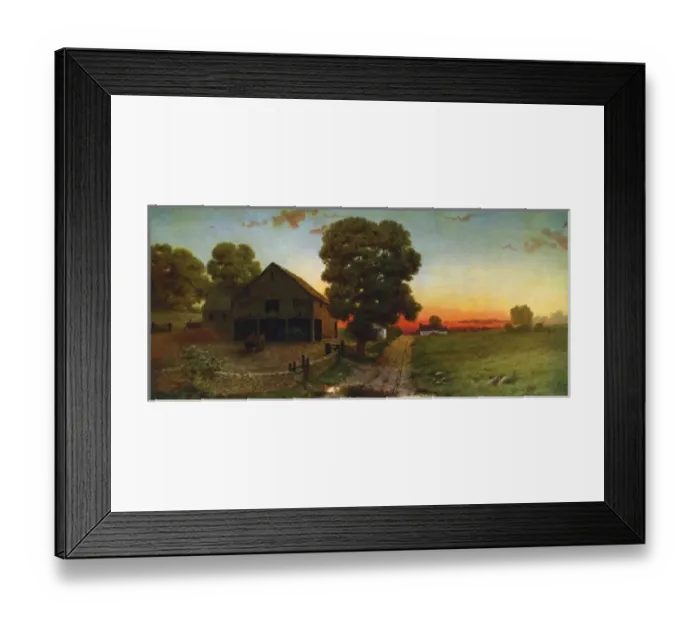 Framed Print : A New Hampshire sunset Framed Print : A New Hampshire sunset