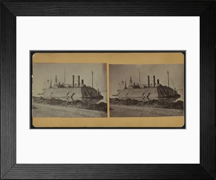 Framed Print : US ironclad gunboat Essex Framed Print : US ironclad gunboat Essex