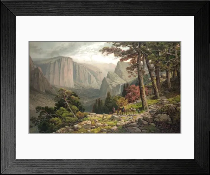 Framed Print : Yosemite Valley California (from Mariposa trail) Framed Print : Yosemite Valley California (from Mariposa trail)