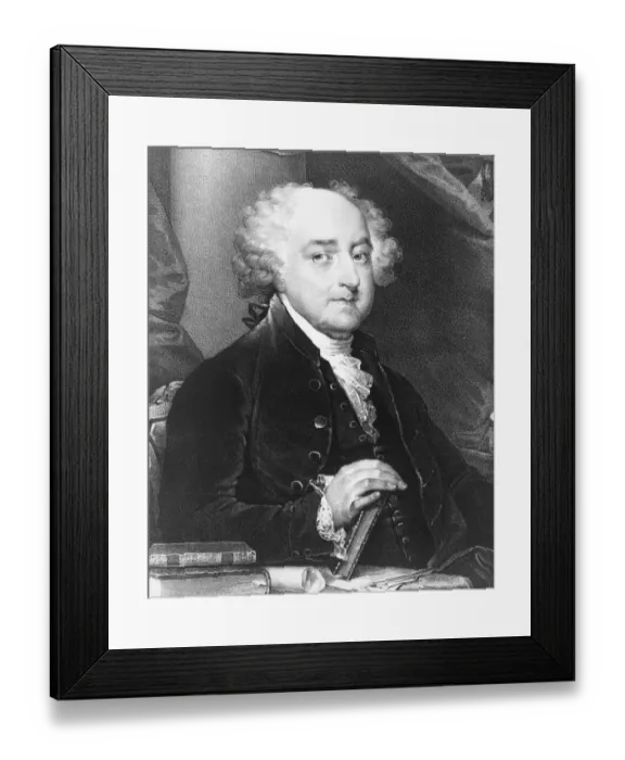 Framed Print : John Adams, second President of the United States Framed Print : John Adams, second President of the United States