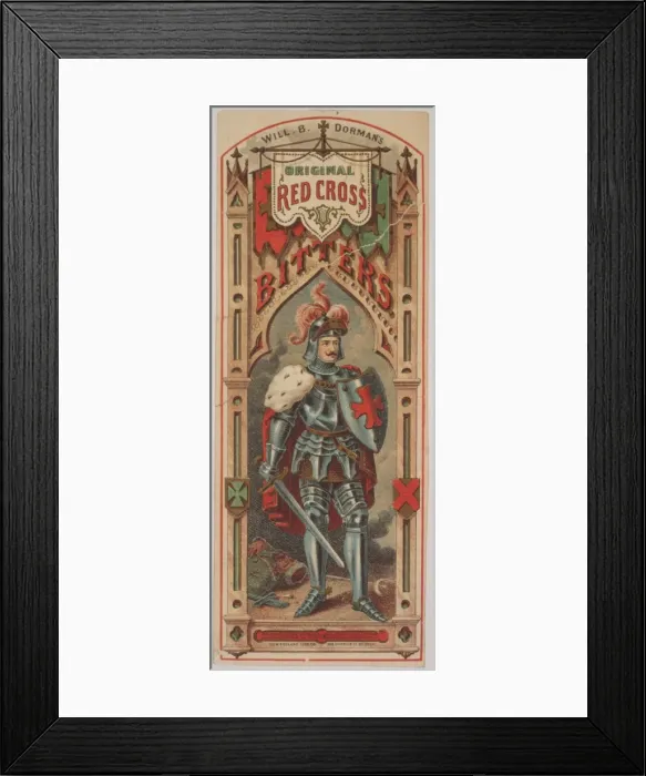 Framed Print : Will. B. Dormans original red cross bitters Framed Print : Will. B. Dormans original red cross bitters