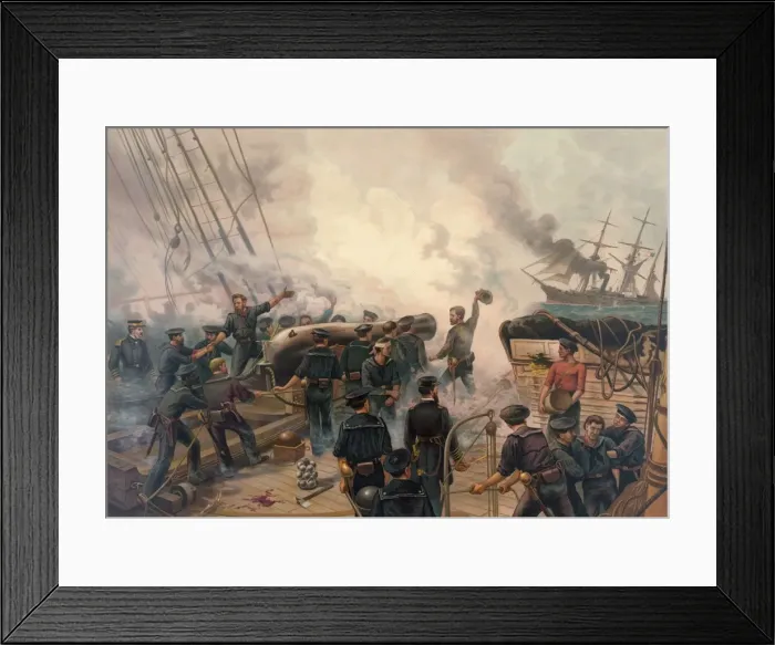 Framed Print : Kearsarce and Alabama Framed Print : Kearsarce and Alabama