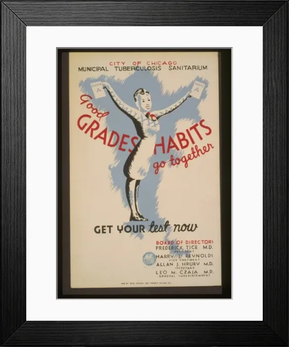 Framed Print : Good grades - Habits go together City of Chicago Municipal T Framed Print : Good grades - Habits go together City of Chicago Municipal T